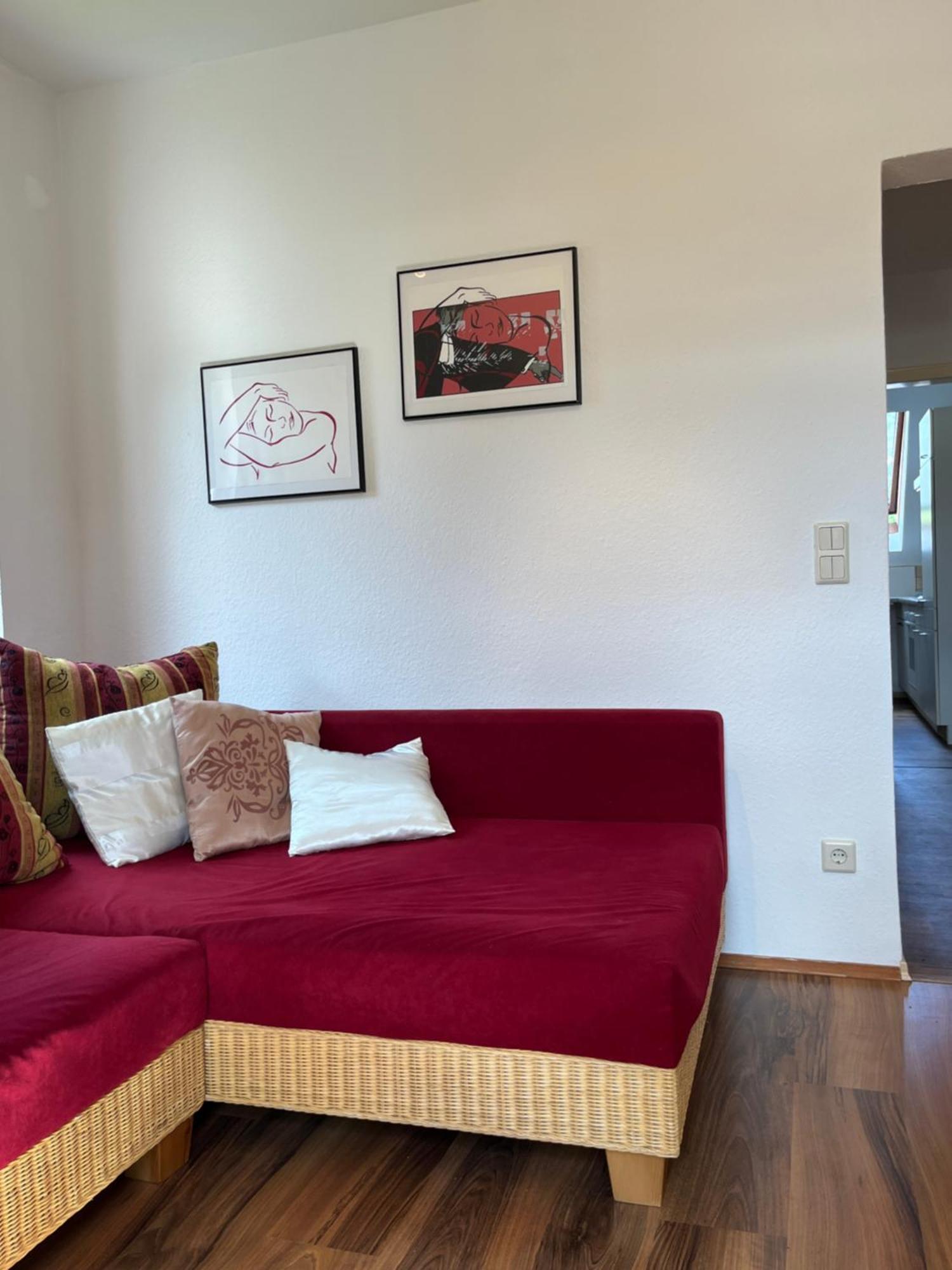 Kleine Bauernhof-Wohnung Im Stadtbusbereich コーブルク エクステリア 写真